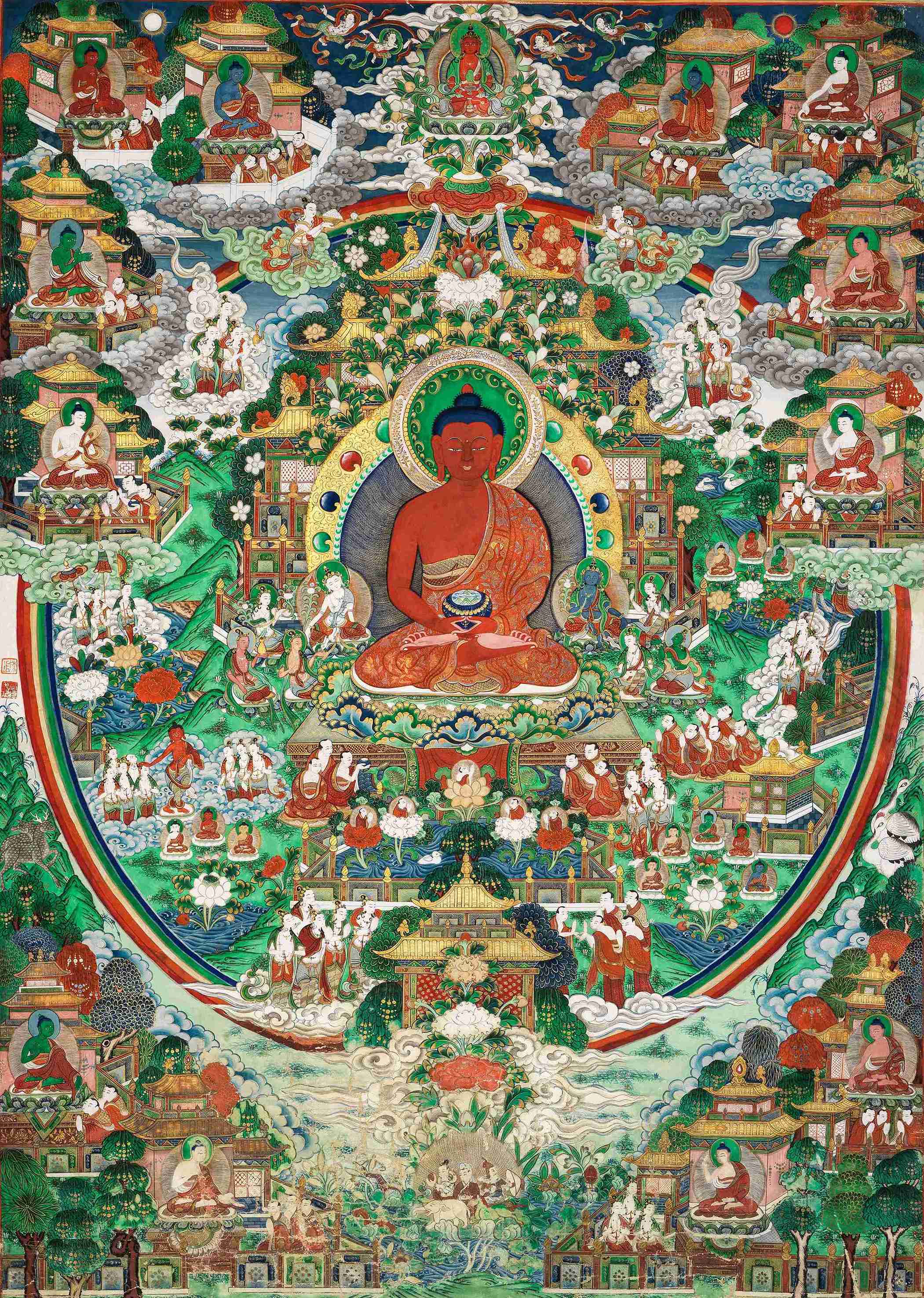 阿弥陀佛佛土图